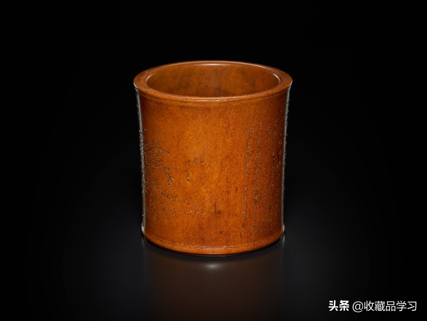 清代黄杨木笔筒拍卖价格,20公分明清黄花梨笔筒拍卖记录