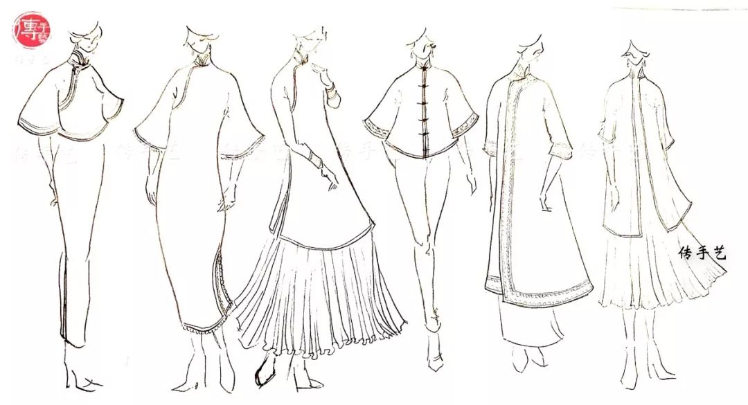 新中式旗袍日常造型教程,穿旗袍最简单的花式教程