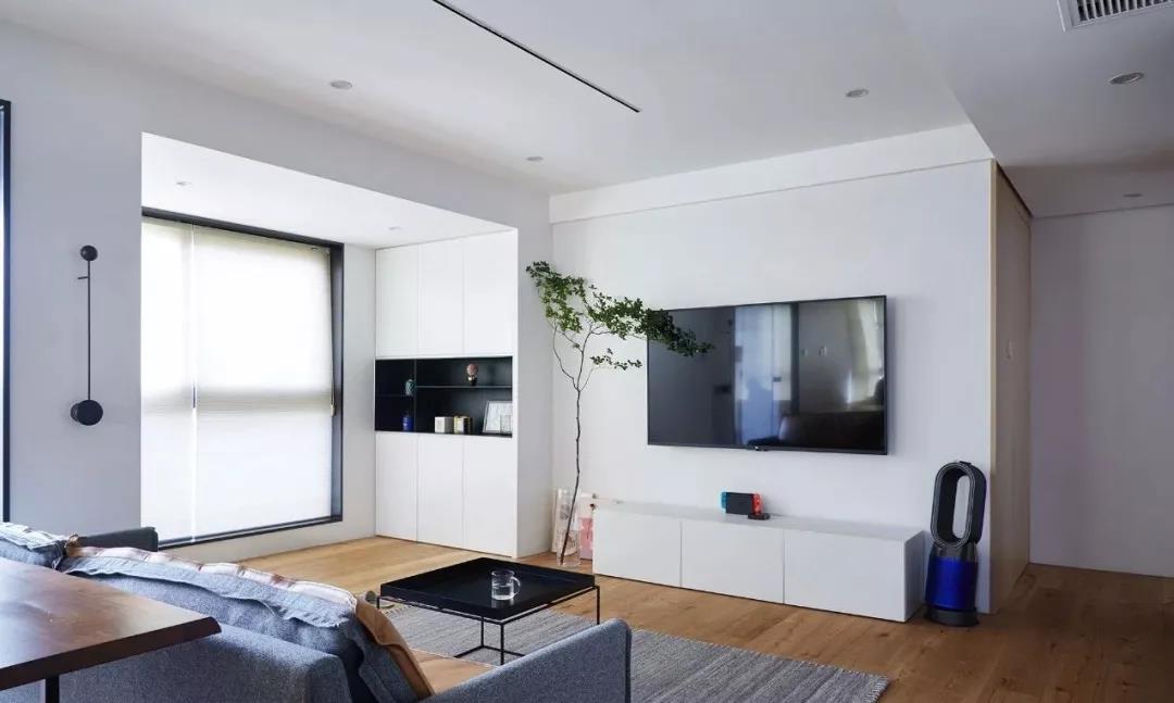 九号公馆110㎡简约三室里的舒适