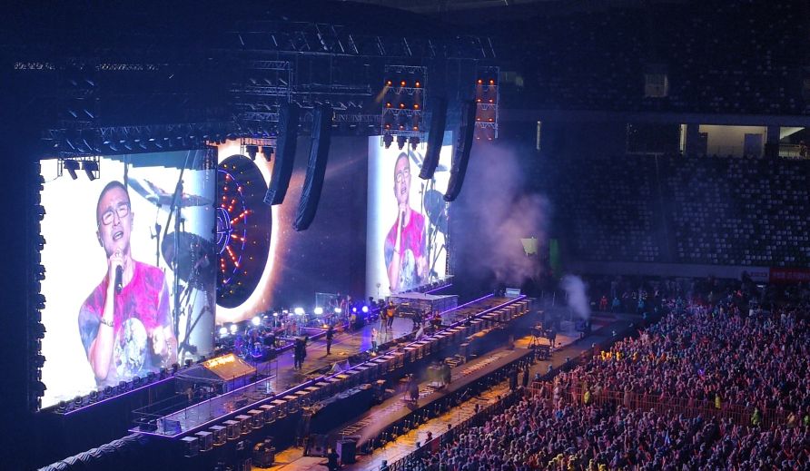 2019年汪峰演唱会当我想你的时候,汪峰演唱会观众落泪