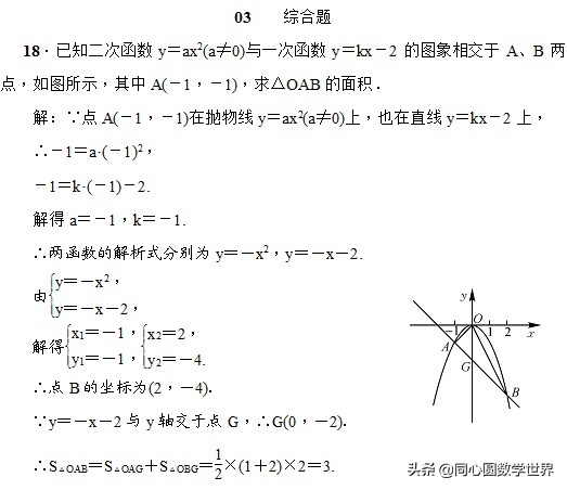 有一帮人，他们正在四处寻找这个二次函数的自学检测题