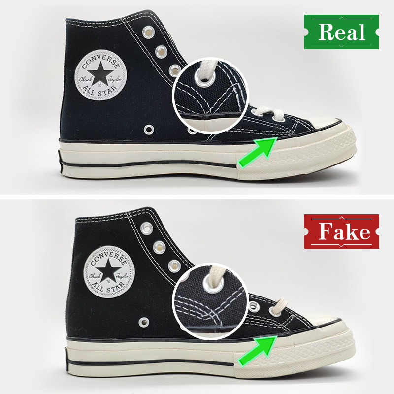 普通匡威与匡威1970S区别Converse真假鉴定对比？