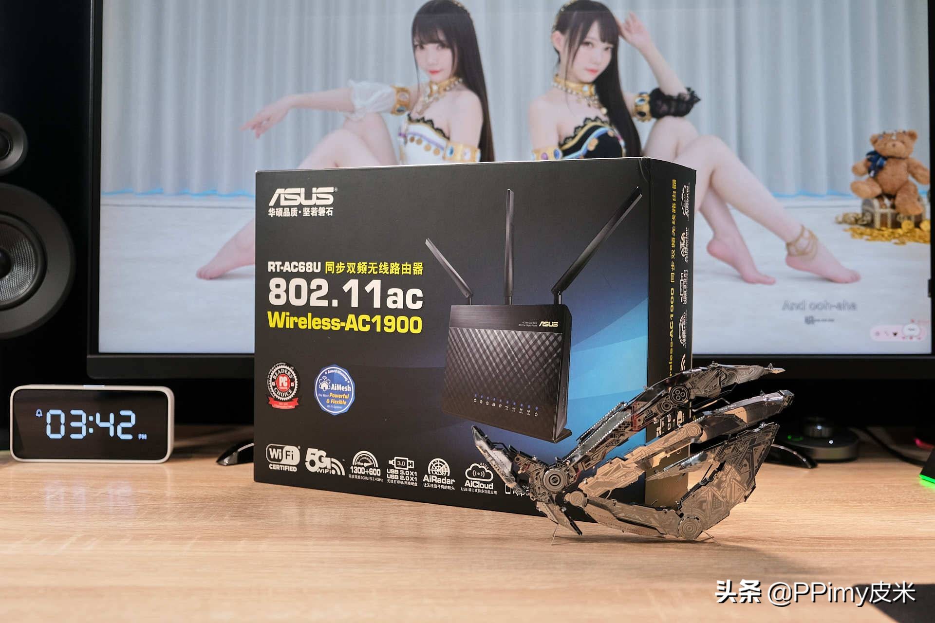 华硕家用路由器rtac88u,家用华硕千兆路由器ac68u