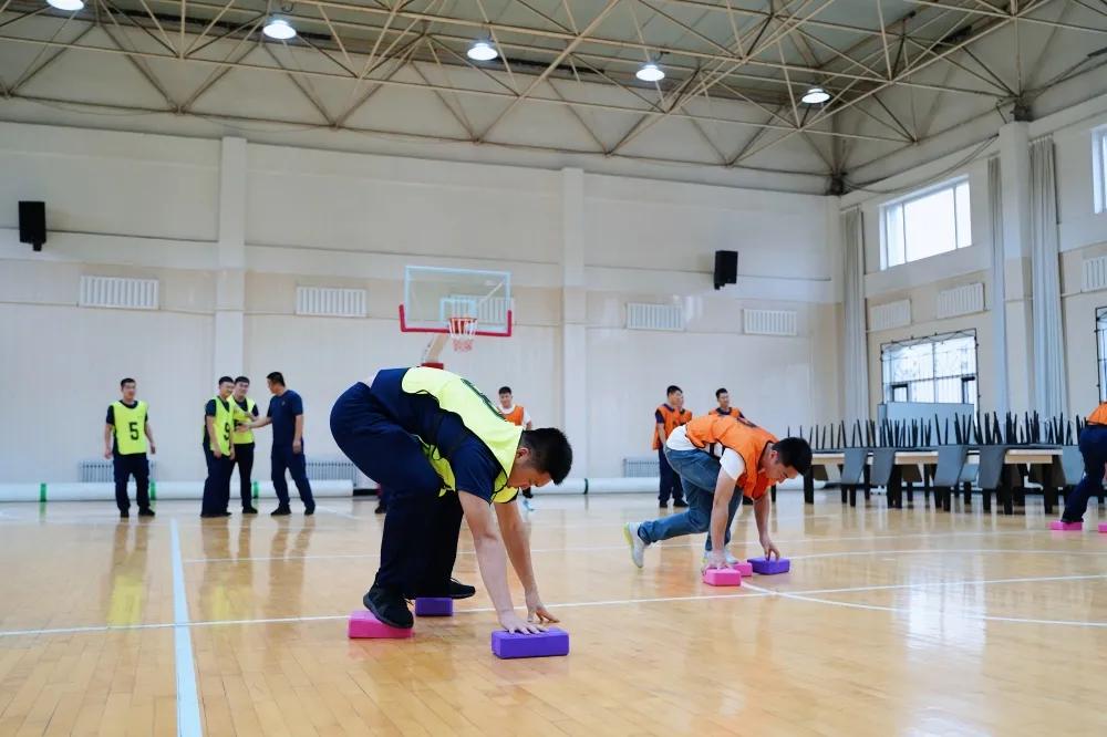 消防大队举办消防运动会,消防志愿活动火焰蓝
