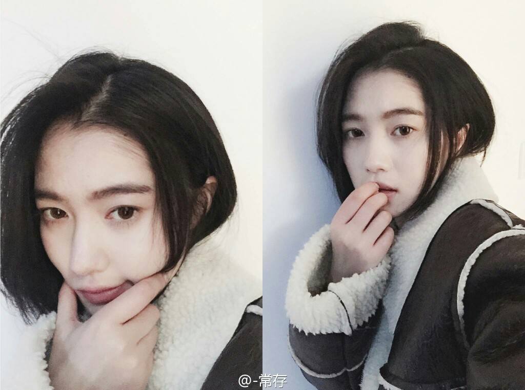 大脸女人剪短发图片,大脸剪什么短发好看图片