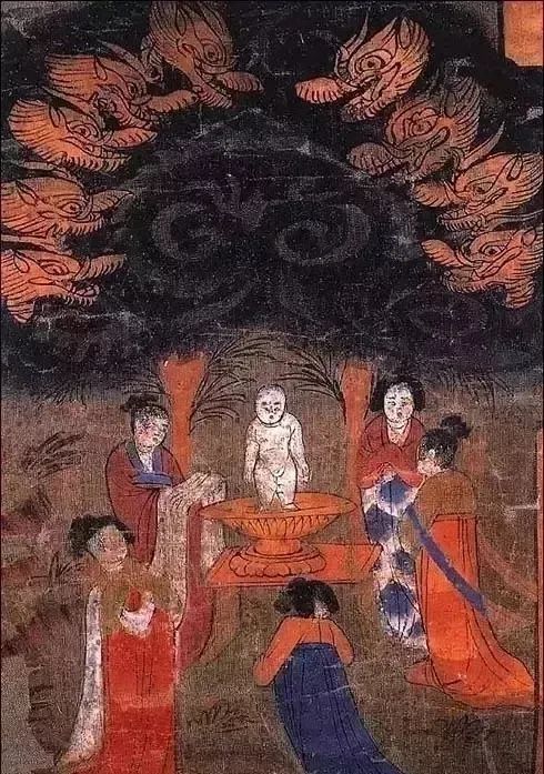 恭迎释迦牟尼佛圣诞祈福法会,恭迎释迦牟尼佛诞辰浴佛场面