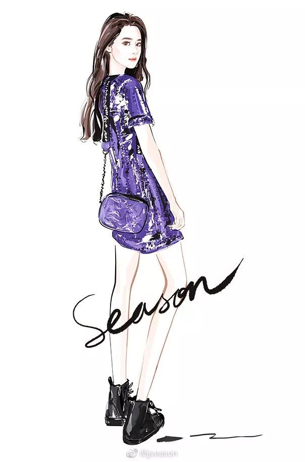 精美水墨插画,那些浪漫的水墨画插画