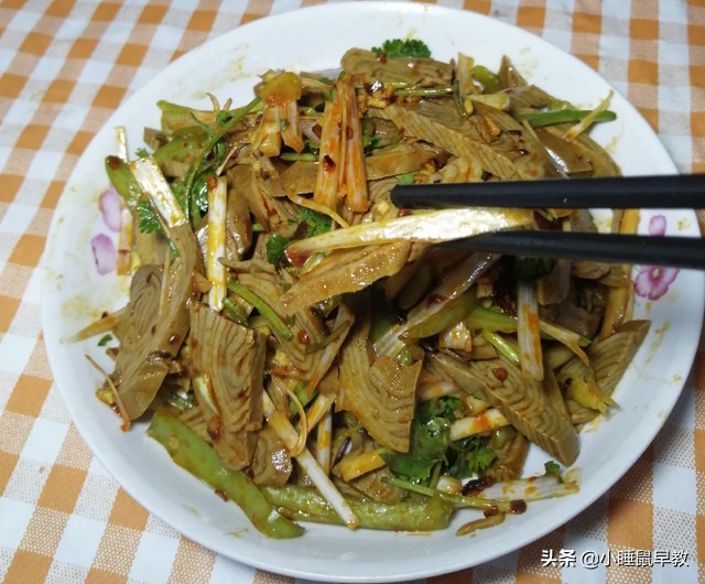 樱花凉拌素火腿,徐州菜凉拌素火腿