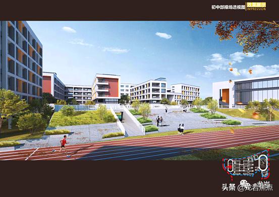 东山中学总体分布图,东山中学全貌