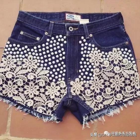 牛仔裤改造小点子,牛仔裤裤脚创意简单改造