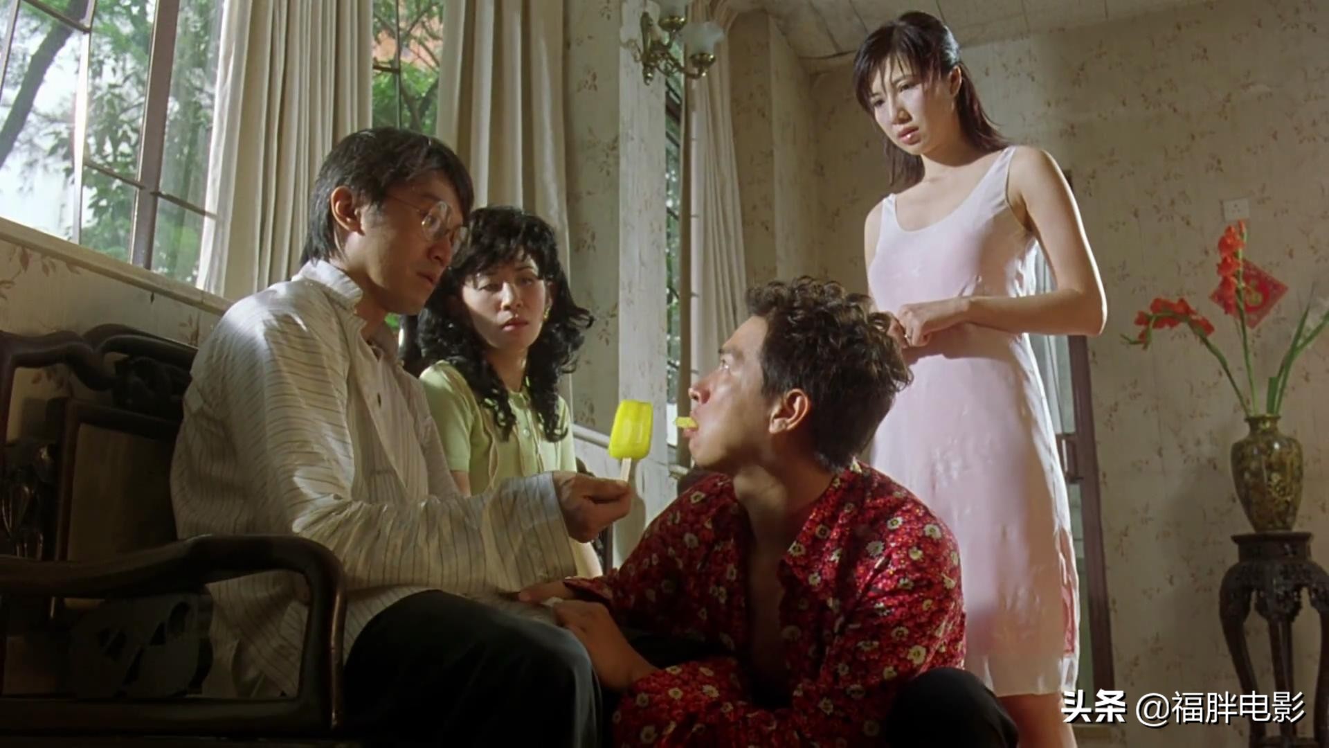 张家辉周星驰经典片段,警匪枪战电影周星驰