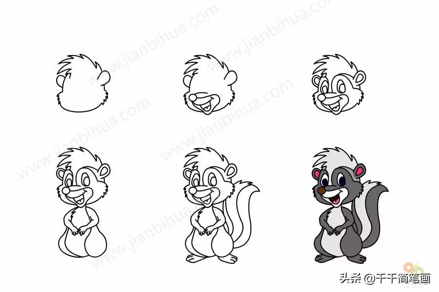 3-6岁儿童动物画入门教程,幼儿园动物画大全最简单