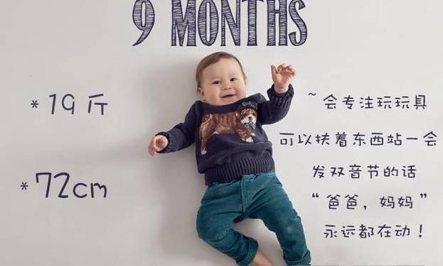 1到12月婴儿发育过程图，12张图为你解答宝宝每个月的成长变化