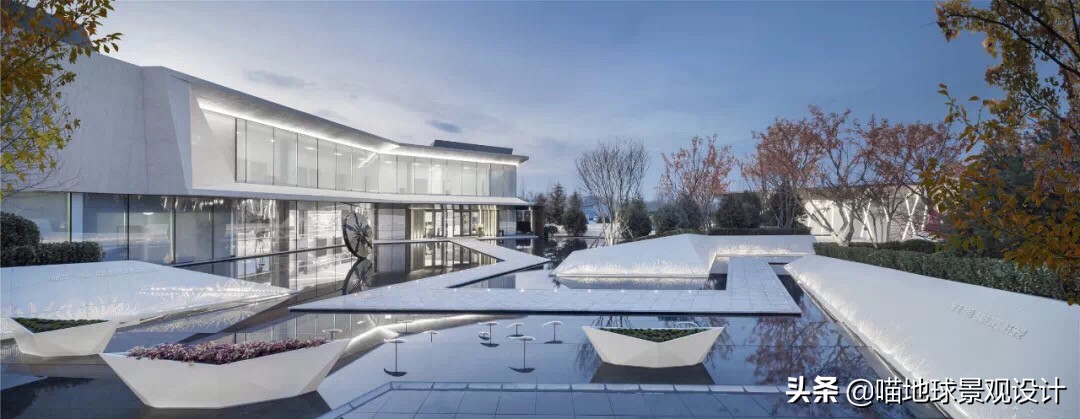 庭院景观设计60平,景观庭院设计大型造景