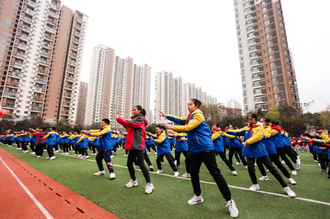 西安富力城黄河国际小学,富力城黄河国际小学方阵