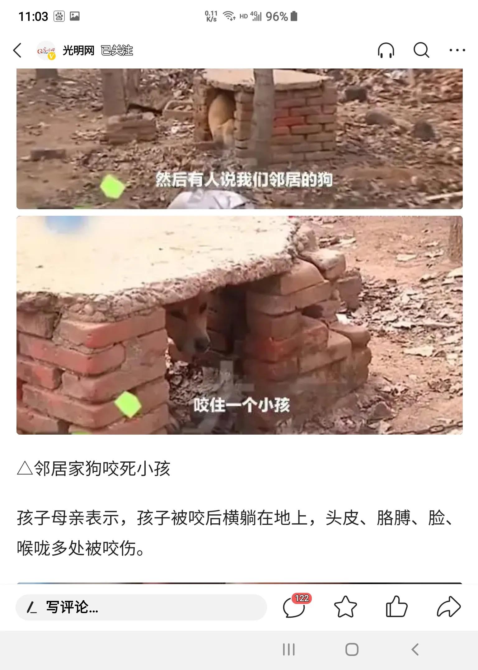 散步遇到狗怎么办,老人散步被狗咬伤