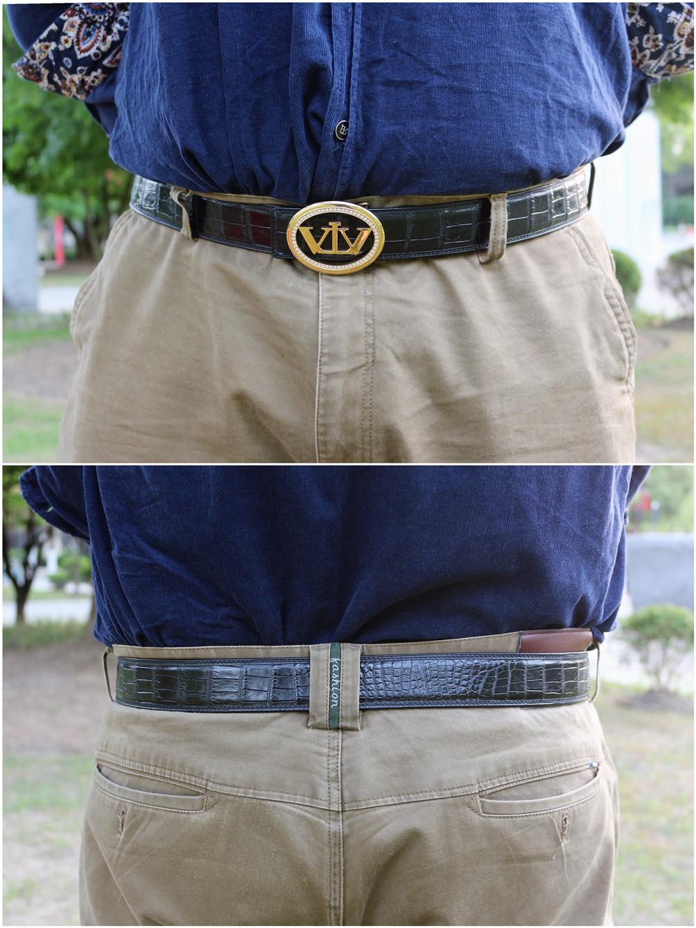 鳄鱼皮高端扣头,鳄鱼皮鹰头扣