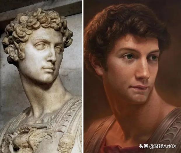 韩国小哥哥用画笔复活梵高、维纳斯和大卫！丨聚镁Art0X