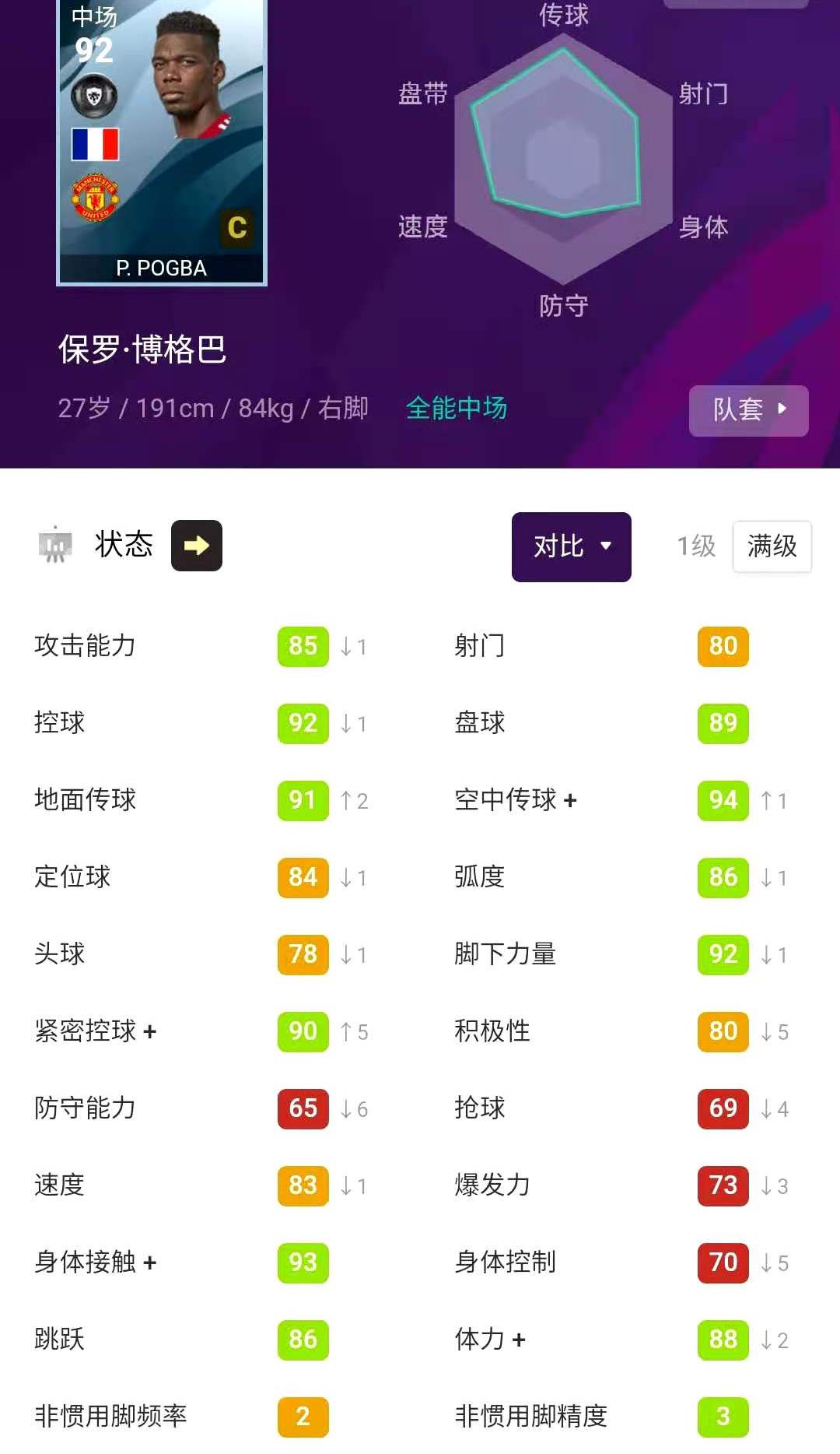 实况足球2021传奇中前卫排名,实况2024普黑中后卫推荐