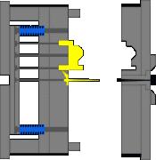 缩口模具结构原理动画,模具经典结构180例