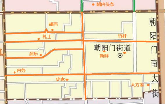 北京市东城区朝阳门内街道,北京东城区前门街道