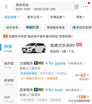 西安租车市场排行榜前十名,西安租车公司排名前十名