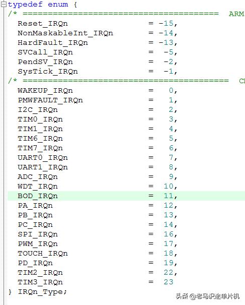 敏矽微电子Cortex-M0学习笔记05-端口外部中断实例