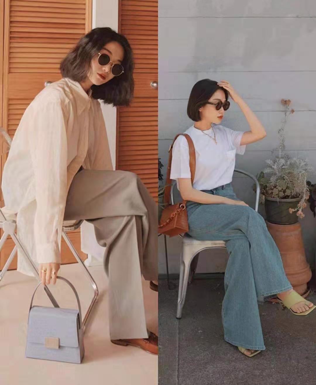 158小个子穿长款好看吗,小个子适合宽松款式衣服