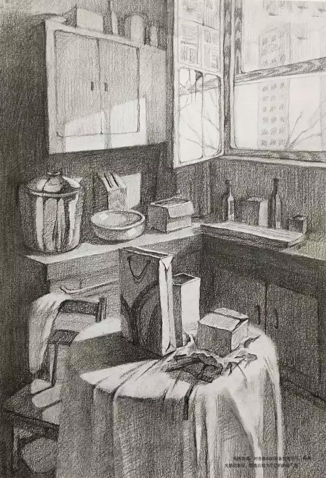 清华美院素描高分卷怎么画,清华美院高考素描