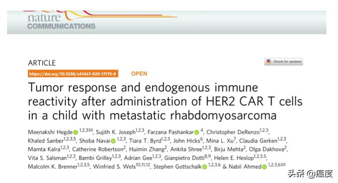 7岁横纹肌肉瘤患儿康复，CAR-T细胞疗法这么神奇吗？
