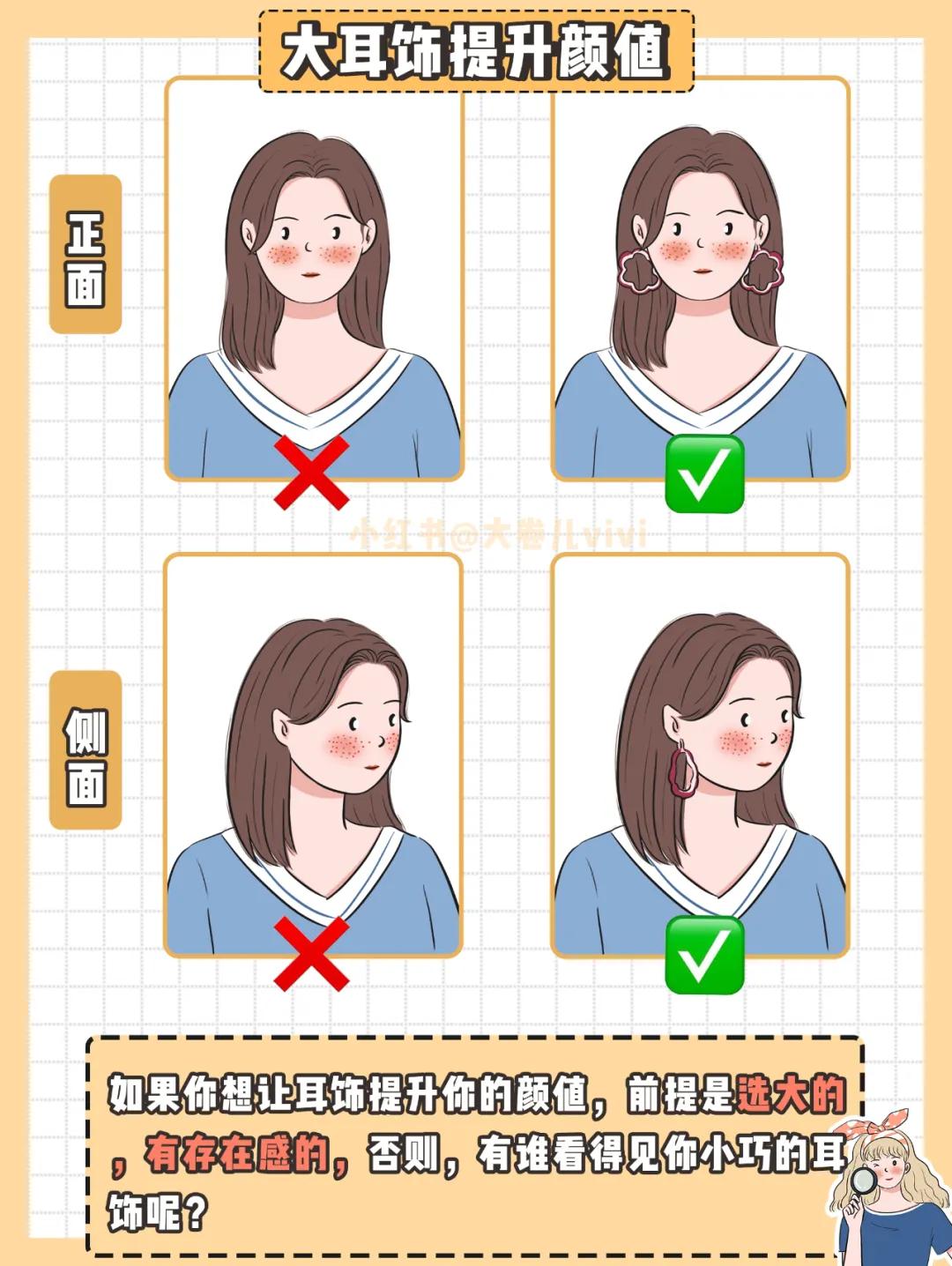 你是什么脸型就选什么风格,你是什么脸型就配什么耳环