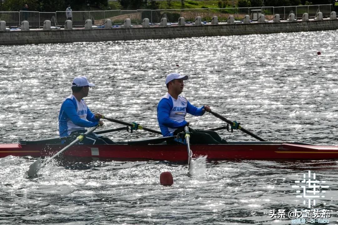 马栏河上比赛！看见奥运冠军了！