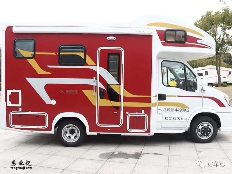 隆翠凯歌双拓展房车,隆翠房车凯歌c620中国红