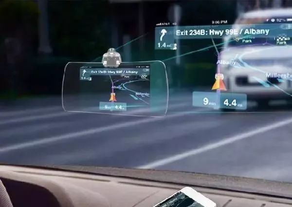 车载导航怎么用抬头显示器,汽车抬头显示器能显示导航路线吗