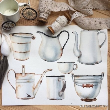 自制手帐本蕾丝花边,自制复古手帐蕾丝花边教程