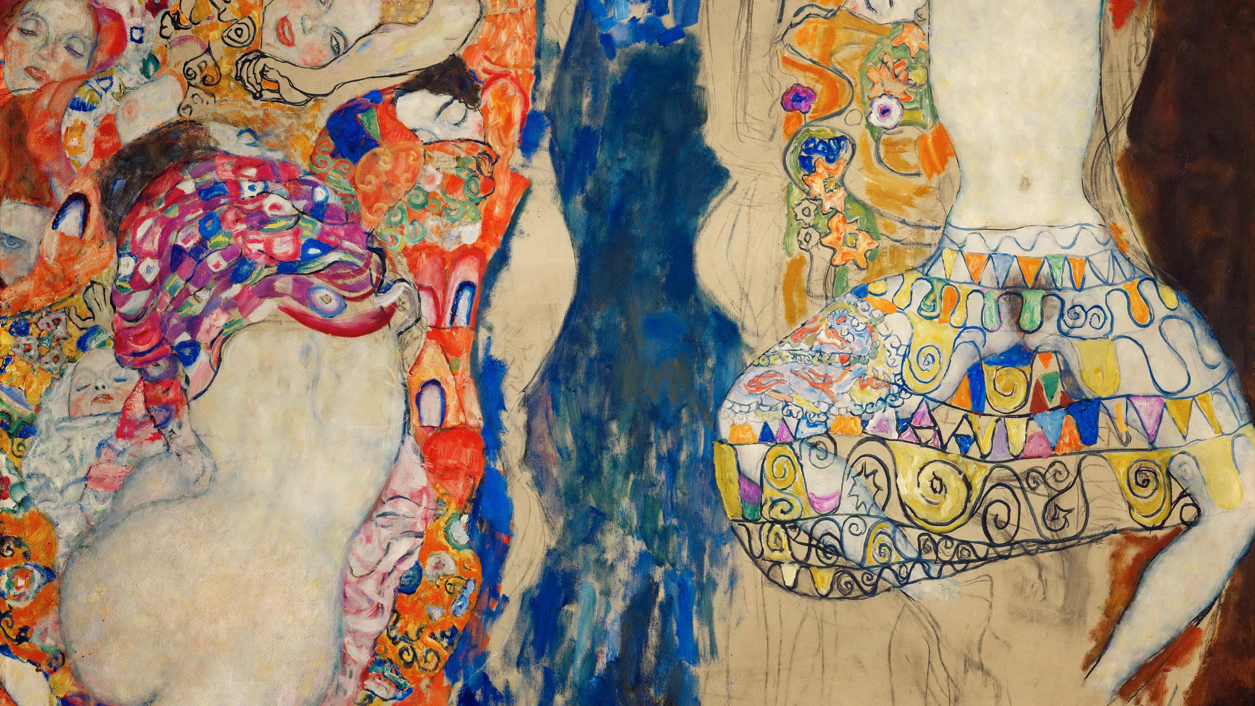 克里姆特经典画作,克里姆特绘画作品