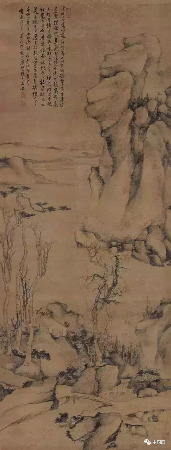 枯笔讲解,赏析枯笔