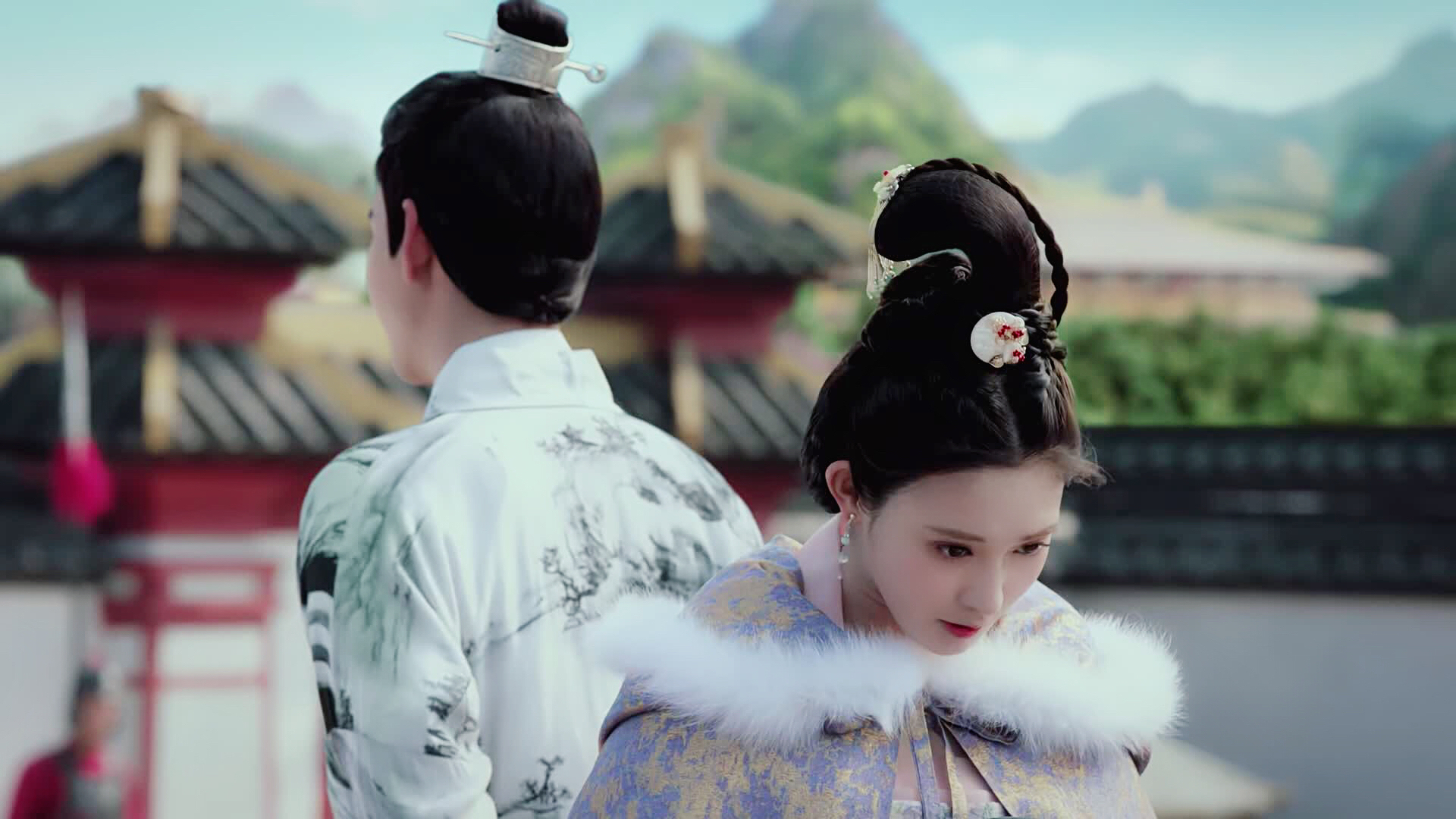 武则天盘发发型教程,武则天盘发造型图片