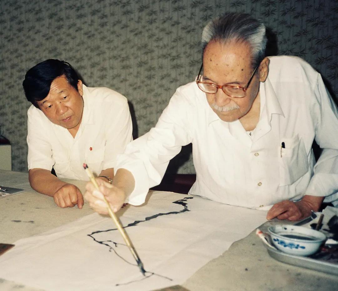 董寿平与书画家,董寿平中国国画