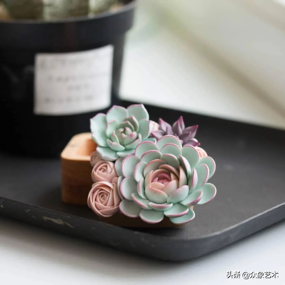 多肉软陶制作,多肉软陶制作方法
