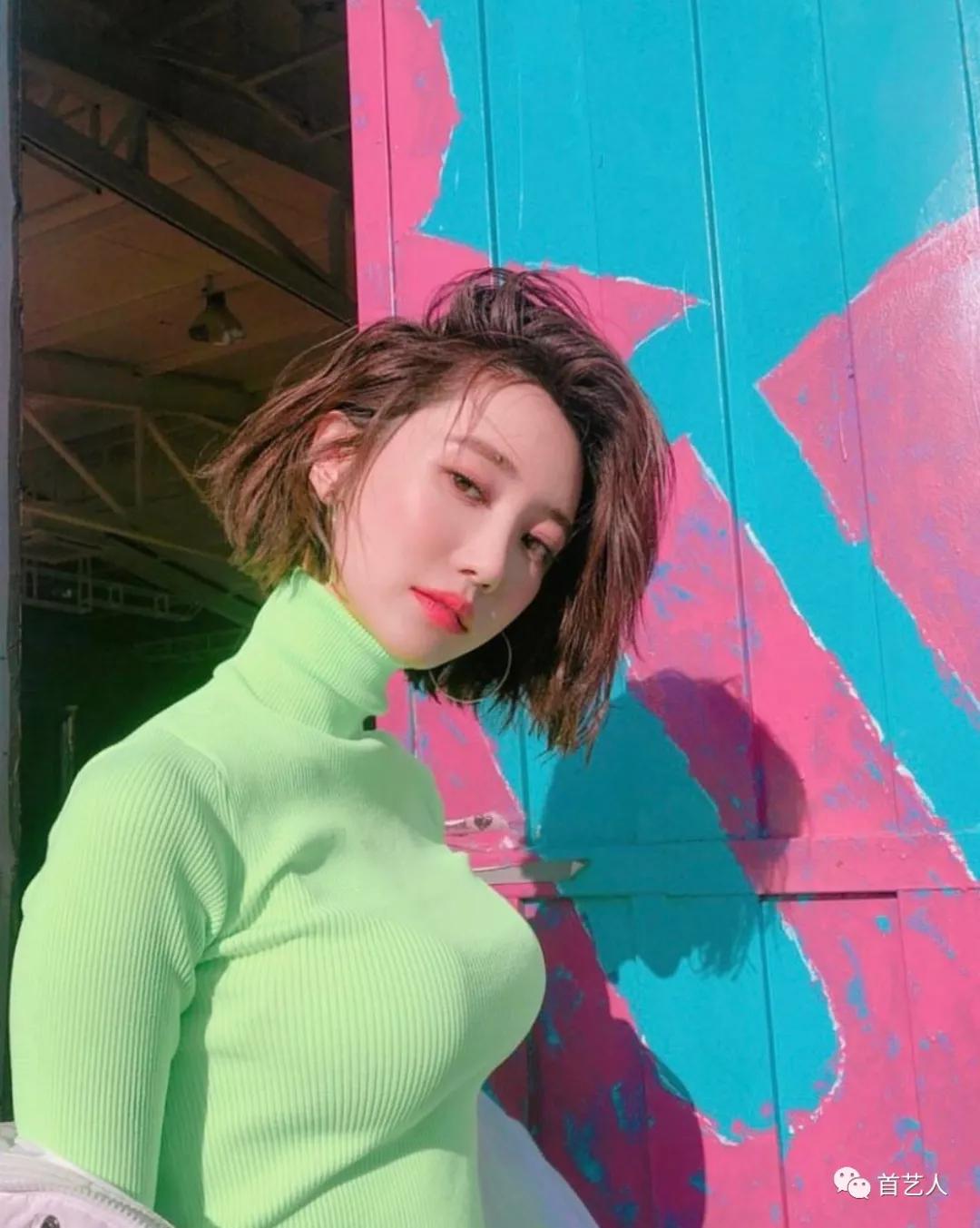 短发女神高俊熙发色,高俊熙短发发型图片