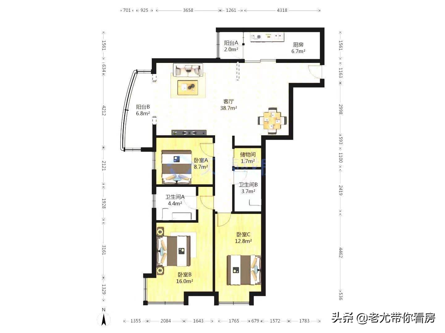 单价5万8到8万5，四惠桥一个小区的一二三期，装着不同人的梦