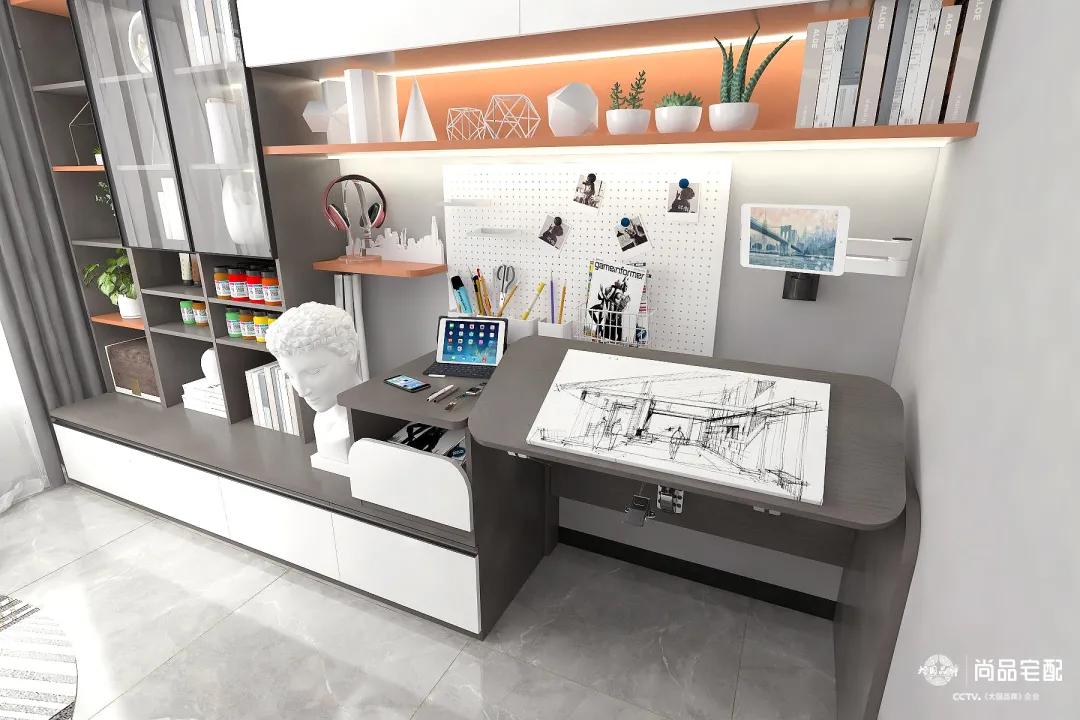 小卧室也能有小书房,不足7平米卧室书房设计