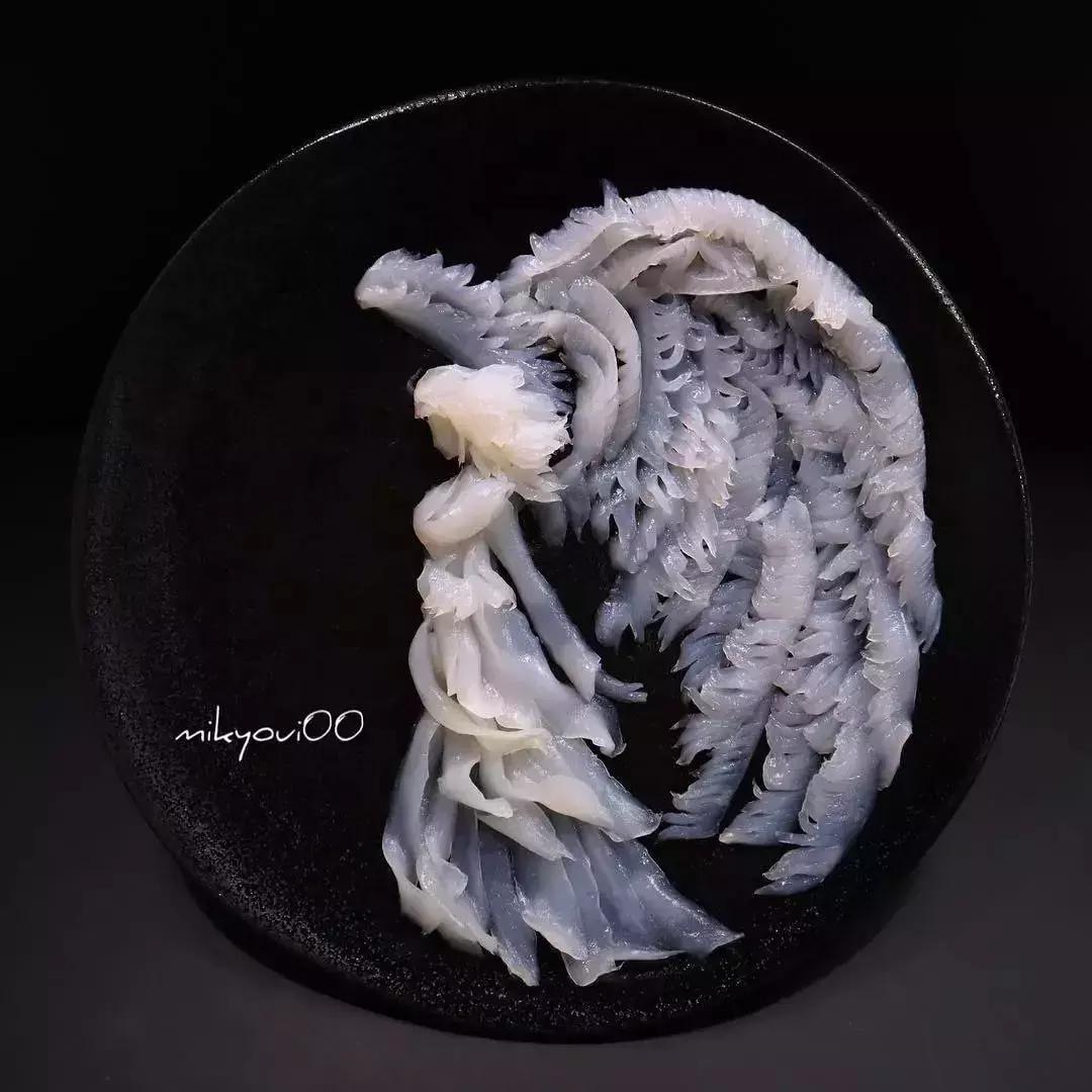 他用3d作画每张图都美到窒息,用三文鱼作画也能美到爆