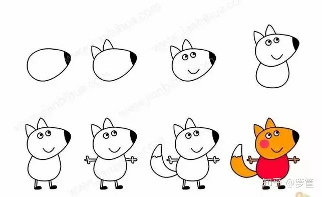 小动物的简笔画怎么画最简单的,画小动物的简笔画教程视频