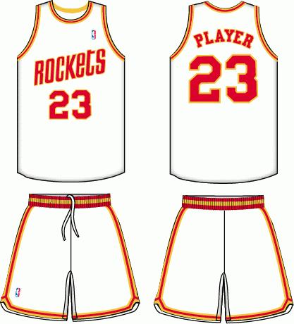 火箭队服装演变,火箭回顾队史