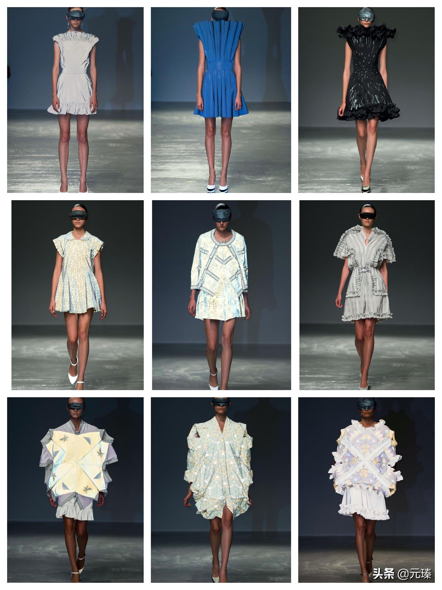 川久保玲时装秀经典款,川久保玲2017时装周