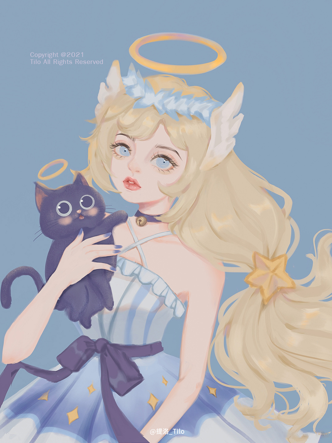 王者荣耀绘画蔡文姬长大后的样子,王者荣耀头像菜牛系列蔡文姬