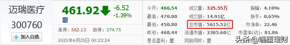 迈瑞医疗是龙头吗,迈瑞医疗中国医疗器械龙头老大