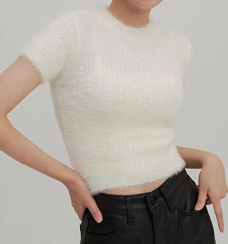 气质针织秋冬穿搭一整套,明星同款针织衫日常穿搭